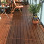 Terrassendielen Iroko Kambala Lemontree